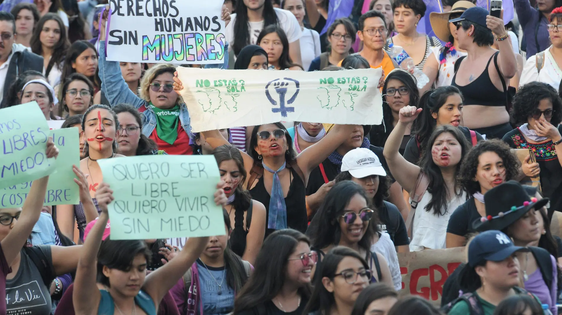 Marcha violencia contra la mujer